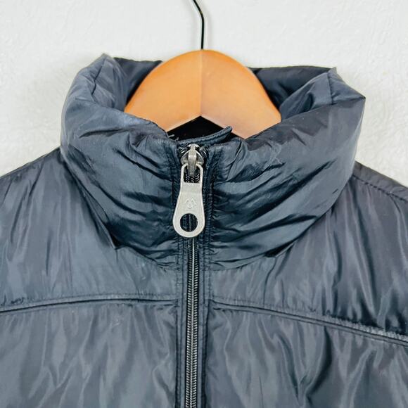 Martin + OSA Duck Down Puffer Jacket Vertical Zip Pockets Black - XS - Picture 5 of 8